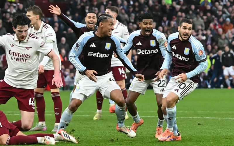 Aston Villa khó chống lại Arsenal